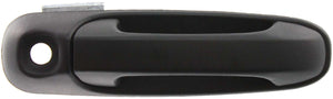 GRAND CHEROKEE 99-04/LIBERTY 02-07 EXTERIOR FRONT DOOR HANDLE RH, Txtrd Blk, w/ Keyhole, Plastic