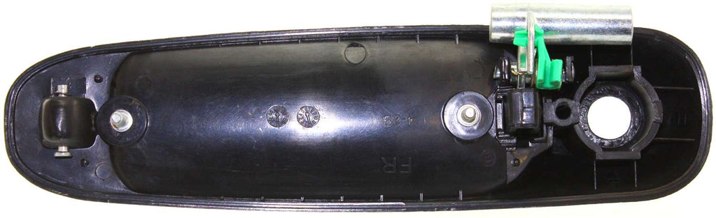GRAND CHEROKEE 99-04/LIBERTY 02-07 EXTERIOR FRONT DOOR HANDLE RH, Txtrd Blk, w/ Keyhole, Plastic
