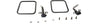 WRANGLER 87-95 MIRROR RH=LH, Manual Adjust, Manual Folding, Paintable