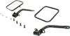 WRANGLER 87-95 MIRROR RH=LH, Manual Adjust, Manual Folding, Paintable