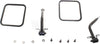 WRANGLER 87-95 MIRROR RH=LH, Manual Adjust, Manual Folding, Paintable