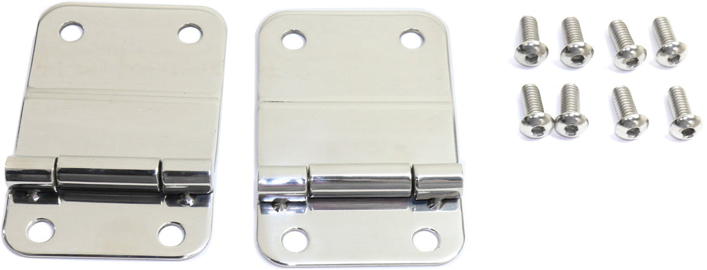 CJ7 76-86 TAILGATE HINGE, Lower Tailgate Hinges, Sold in Pairs, Stainless