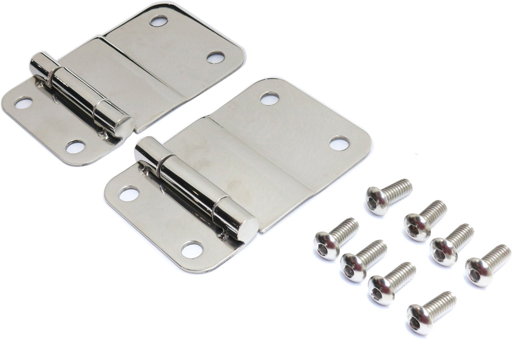 CJ7 76-86 TAILGATE HINGE, Lower Tailgate Hinges, Sold in Pairs, Stainless