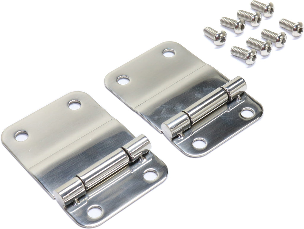 CJ7 76-86 TAILGATE HINGE, Lower Tailgate Hinges, Sold in Pairs, Stainless