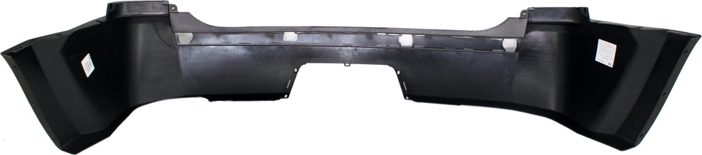 GRAND CHEROKEE 05-10 REAR BUMPER COVER, Primed, w/ Chrome Insert, w/ Tow Hook Holes, Exc. SRT-8 Model