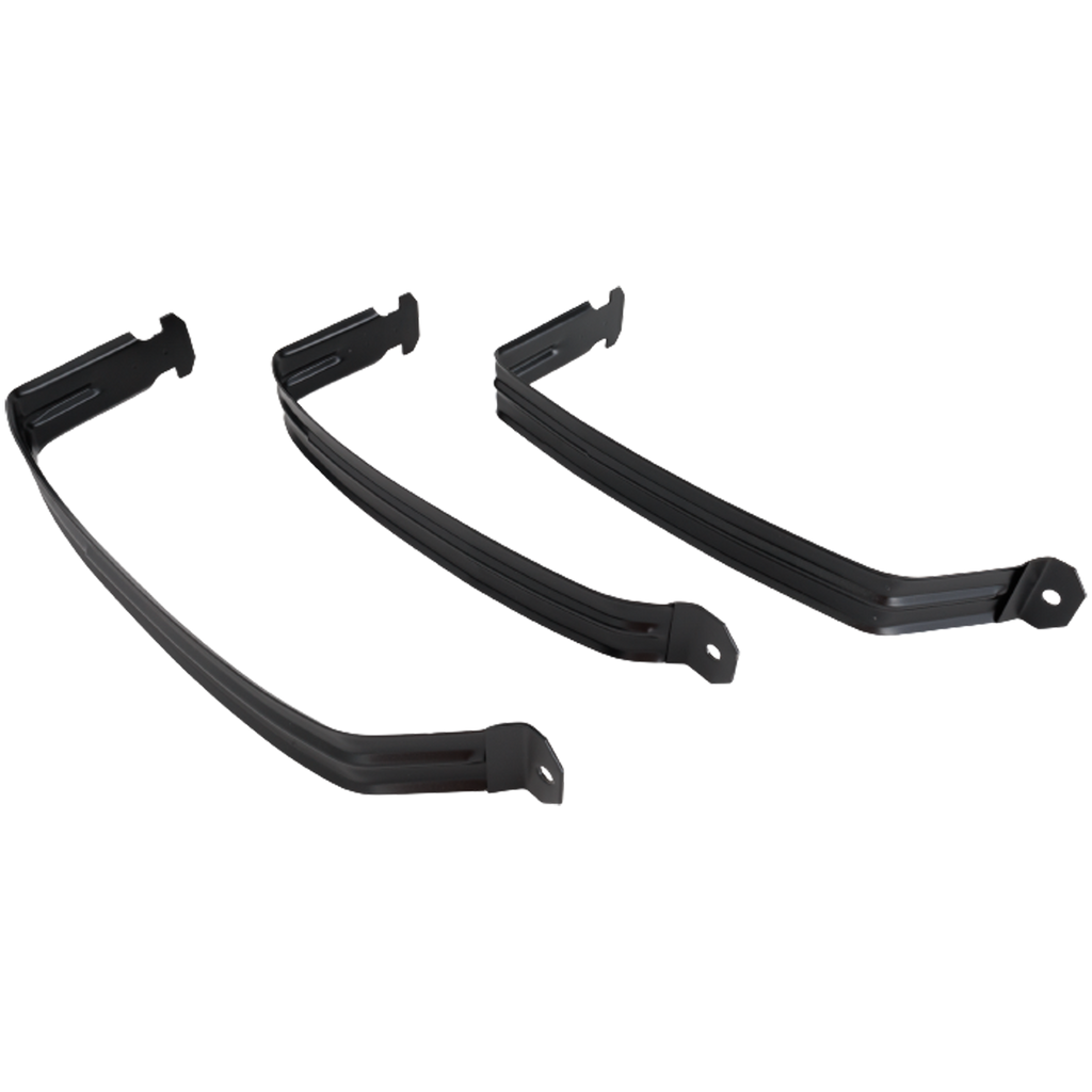 ENCLAVE 08-18/TRAVERSE 09-18 FUEL TANK STRAP, Set of 3, 26 in. Strap 1 Length, 28.13 in. Strap 2 Length, 29.75 in. Strap 3 Length