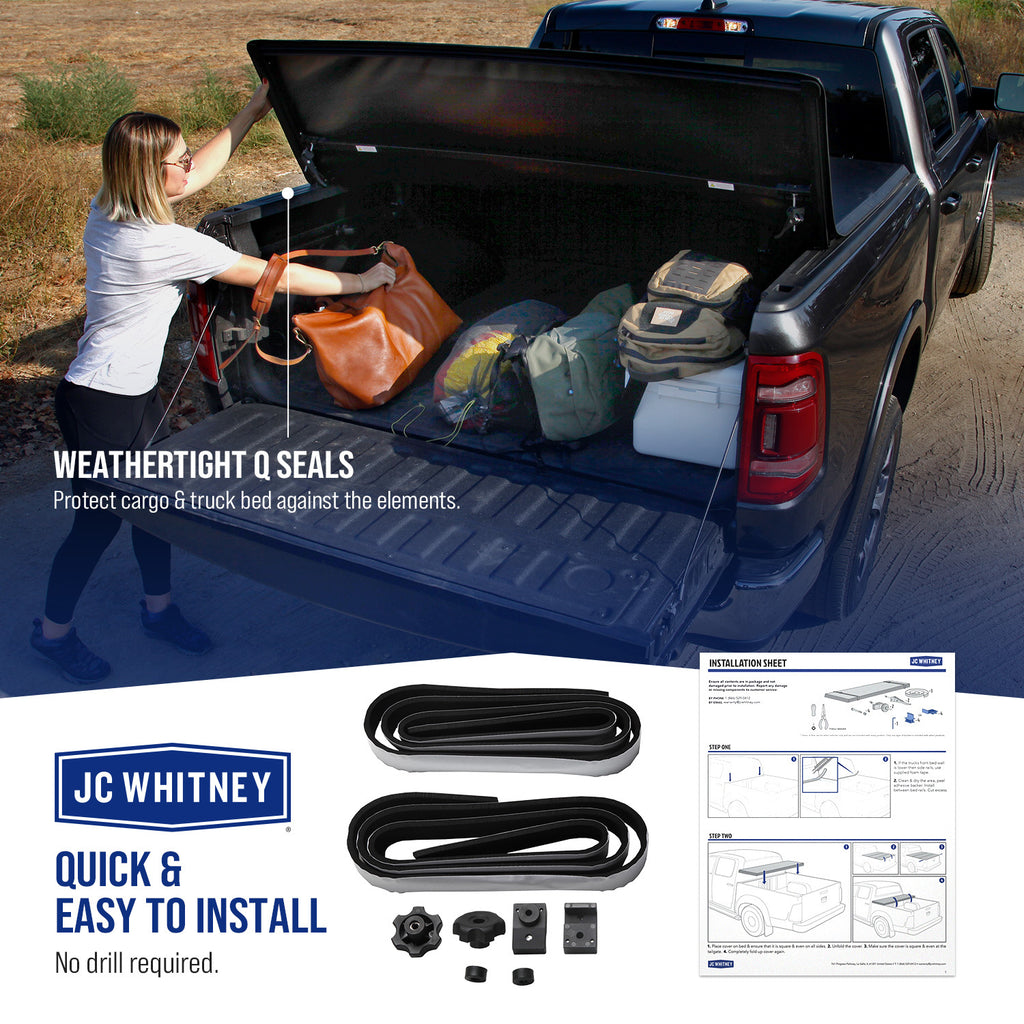 SILVERADO/SIERRA 2500 HD/3500 HD 19-21 TONNEAU COVER, Soft Tri-Fold, 98.2 in. Bed