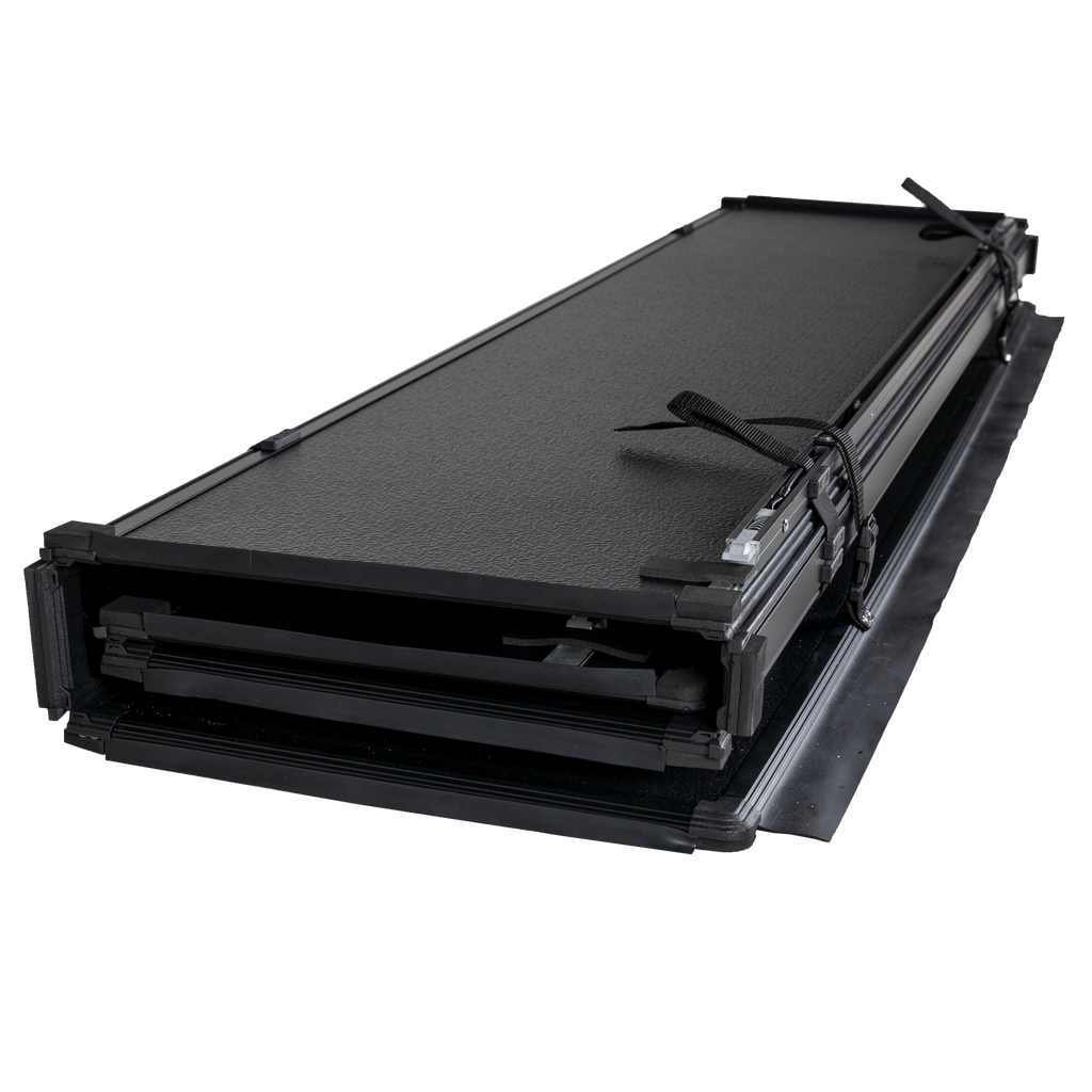 SILVERADO/SIERRA 2500 HD/3500 HD 10-19 TONNEAU COVER, Quad Fold, Aluminum, 78.8 in. Bed