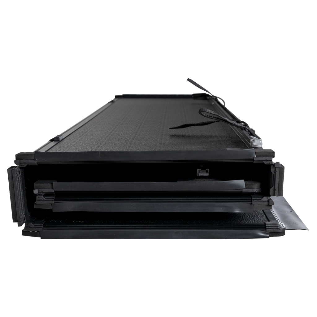 SILVERADO/SIERRA 2500 HD/3500 HD 11-13 TONNEAU COVER, Quad Fold, Aluminum, 97.8 in. Bed