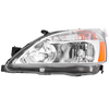 ACCORD 03-07 PROJECTOR HEAD LAMP LH, Assembly, Halogen, Black Interior, w/ Halo Rim