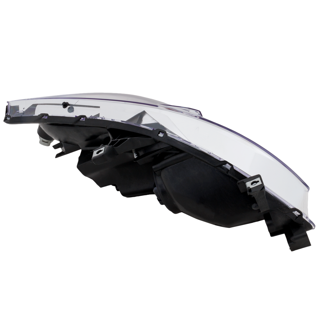 ACCORD 03-07 PROJECTOR HEAD LAMP LH, Assembly, Halogen, Black Interior, w/ Halo Rim