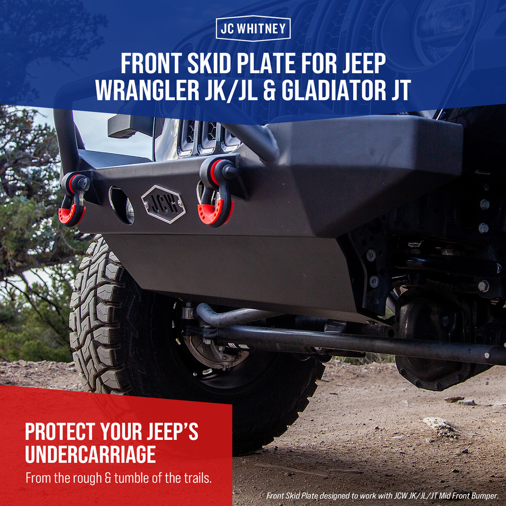 WRANGLER JK 07-18/WRANGER JL 18-21/GLADIATOR 20-21 FRONT SKID PLATE