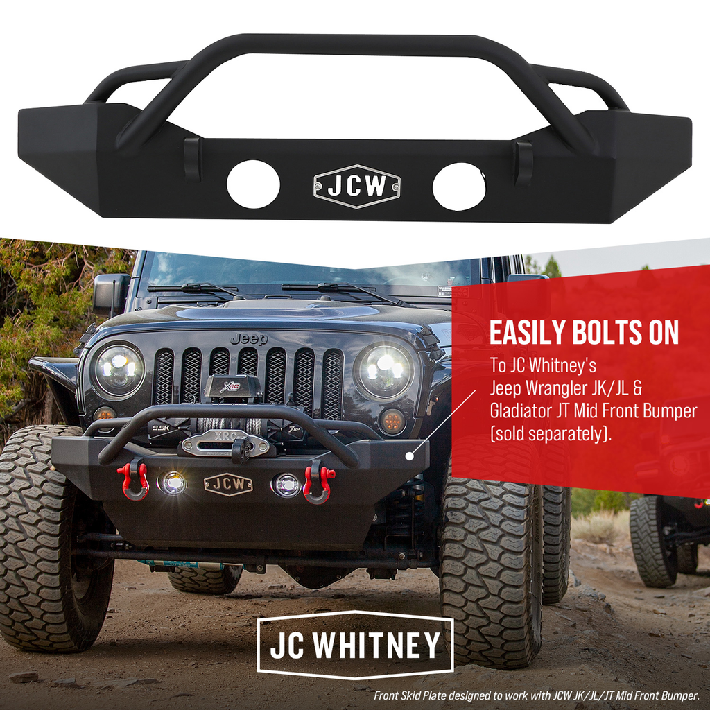 WRANGLER JK 07-18/WRANGER JL 18-21/GLADIATOR 20-21 FRONT SKID PLATE
