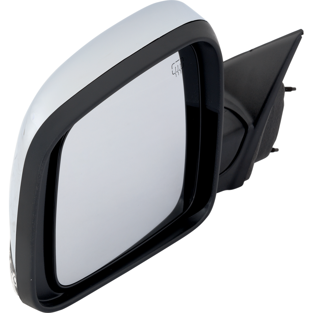 GRAND CHEROKEE WK 11-22 MIRROR LH, Power, Manual Folding, Heated, Chrome, w/ Auto Dimming, BSD, Memory, and Signal Light, w/o Puddle Light