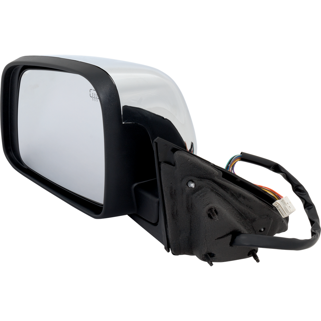 GRAND CHEROKEE WK 11-22 MIRROR LH, Power, Manual Folding, Heated, Chrome, w/ Auto Dimming, BSD, Memory, and Signal Light, w/o Puddle Light