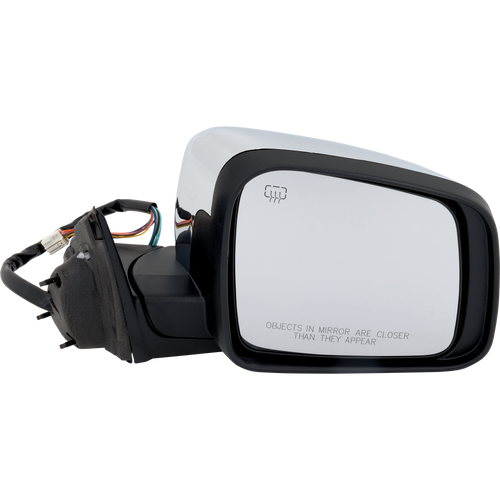 GRAND CHEROKEE WK 11-22 MIRROR RH, Power, Manual Folding, Heated, Chrome, w/ Auto Dimming, BSD, Memory, and Signal Light, w/o Puddle Light