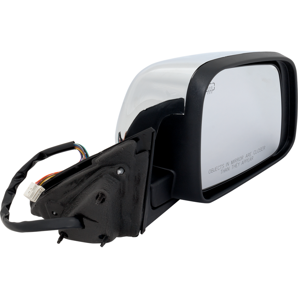 GRAND CHEROKEE WK 11-22 MIRROR RH, Power, Manual Folding, Heated, Chrome, w/ Auto Dimming, BSD, Memory, and Signal Light, w/o Puddle Light