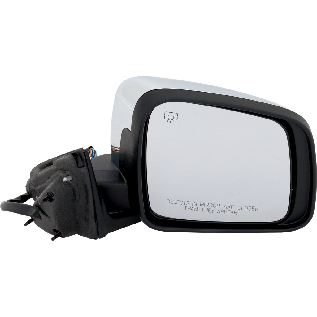 GRAND CHEROKEE WK 11-22 MIRROR RH, Power, Manual Folding, Heated, Chrome, w/ Auto Dimming, BSD, Memory, and Signal Light, w/o Puddle Light