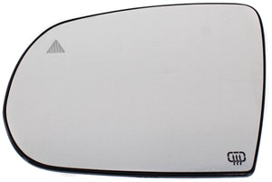 CHEROKEE 14-23 MIRROR GLASS LH, Heated, w/ BSD and Backing Plate, w/o Turn Signal