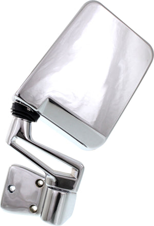 WRANGLER 87-02 MIRROR LH, Manual Folding, Chrome, Door Mount Type, w/ Dual Thin Arm