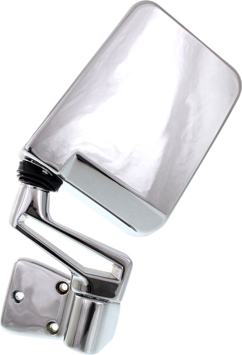 WRANGLER 87-02 MIRROR LH, Manual Folding, Chrome, Door Mount Type, w/ Dual Thin Arm