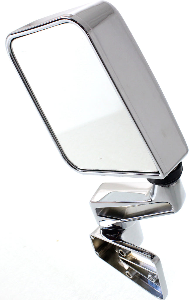 WRANGLER 87-02 MIRROR LH, Manual Folding, Chrome, Door Mount Type, w/ Dual Thin Arm