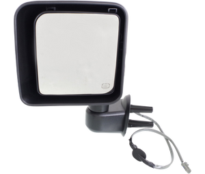 WRANGLER JK 14-14 MIRROR LH, Power, Manual Folding, Heated, Paintable