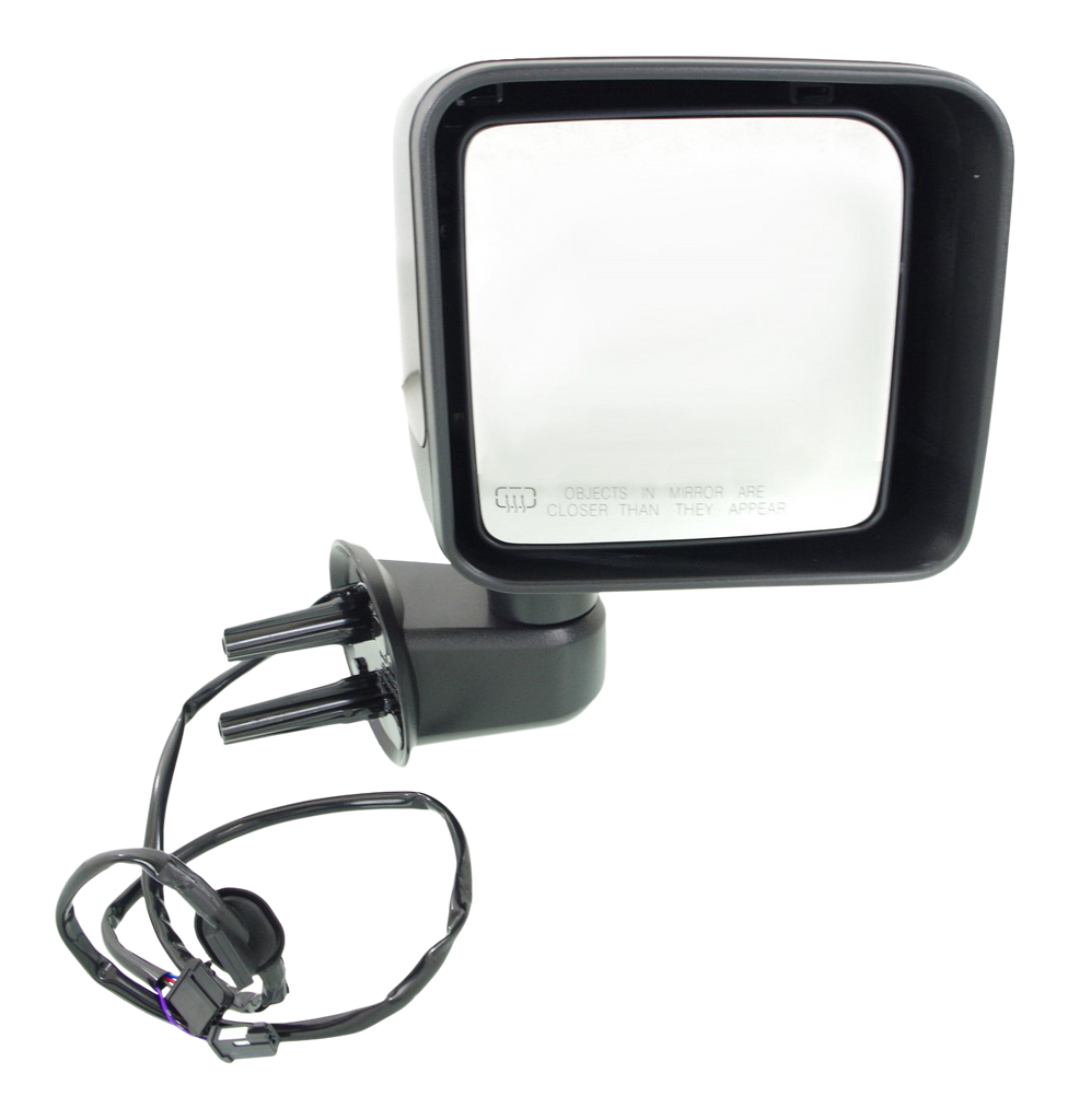 WRANGLER JK 14-14 MIRROR RH, Power, Manual Folding, Heated, Paintable