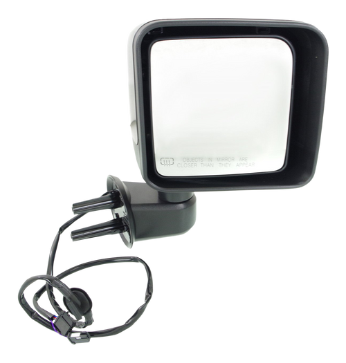 WRANGLER JK 14-14 MIRROR RH, Power, Manual Folding, Heated, Paintable