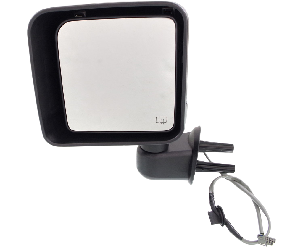 WRANGLER JK 14-14 MIRROR LH, Power, Manual Folding, Heated, Chrome