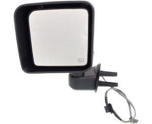 WRANGLER JK 14-14 MIRROR LH, Power, Manual Folding, Heated, Chrome