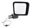 WRANGLER JK 14-14 MIRROR RH, Power, Manual Folding, Heated, Chrome