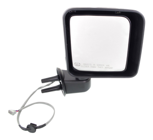 WRANGLER JK 14-14 MIRROR RH, Power, Manual Folding, Heated, Chrome