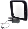 WRANGLER JK 14-14 MIRROR RH, Power, Manual Folding, Heated, Chrome