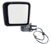 WRANGLER JK 15-18 MIRROR LH, Power, Manual Folding, Heated, Chrome