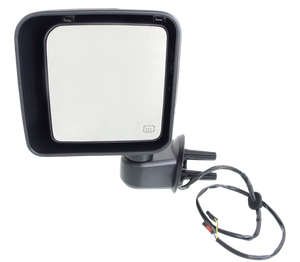 WRANGLER JK 15-18 MIRROR LH, Power, Manual Folding, Heated, Chrome