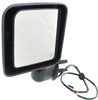 WRANGLER JK 15-18 MIRROR LH, Power, Manual Folding, Heated, Chrome