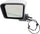 WRANGLER JK 15-18 MIRROR LH, Power, Manual Folding, Heated, Chrome