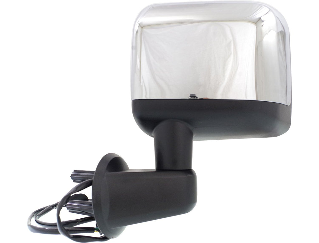 WRANGLER JK 15-18 MIRROR LH, Power, Manual Folding, Heated, Chrome