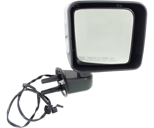 WRANGLER JK 15-18 MIRROR RH, Power, Manual Folding, Heated, Chrome