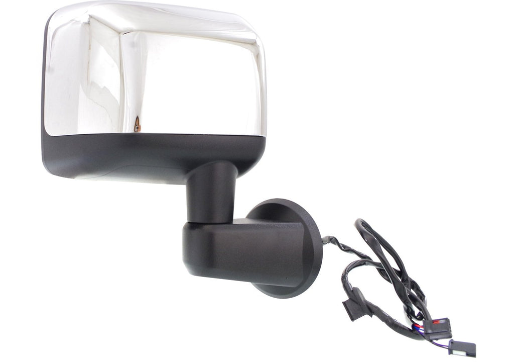 WRANGLER JK 15-18 MIRROR RH, Power, Manual Folding, Heated, Chrome