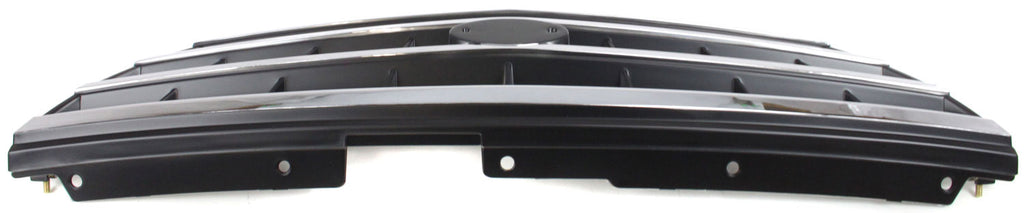 SPECTRA 00-04 GRILLE, Plastic, Chrome Shell/Painted Black Insert, Sedan