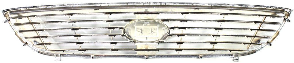 MAGENTIS/OPTIMA 06-08 GRILLE, Plastic, Chrome Shell/Painted Black Insert, New Body Style