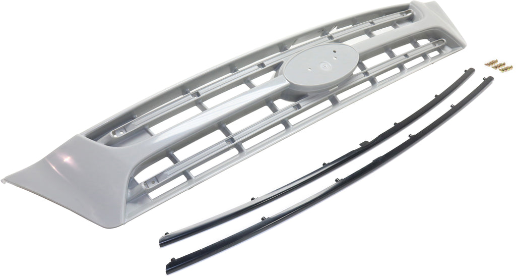 SEDONA 06-10 GRILLE, UpperGray Shell and Insert, w/ Black Insert Molding, w/o Sport Pkg