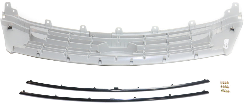 SEDONA 06-10 GRILLE, UpperGray Shell and Insert, w/ Black Insert Molding, w/o Sport Pkg