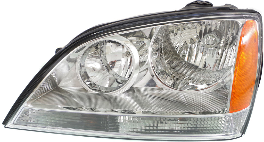 SORENTO 03-04 HEAD LAMP LH, Assembly, Halogen