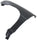 RIO 01-02 FRONT FENDER LH, Primed, Sedan/Wagon, w/ Side Molding Holes