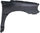 RIO 01-02 FRONT FENDER LH, Primed, Sedan/Wagon, w/ Side Molding Holes