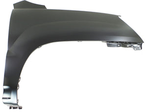 SPORTAGE 05-10 FRONT FENDER RH, Primed, w/o Molding Hole, w/o Luxury Pkg.