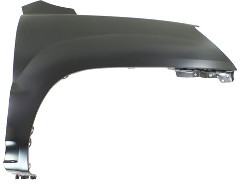 SPORTAGE 05-10 FRONT FENDER RH, Primed, w/o Molding Hole, w/o Luxury Pkg.